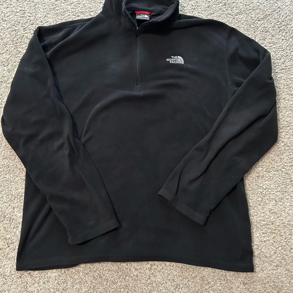 The North Face Black Quarter-Zip Pullover